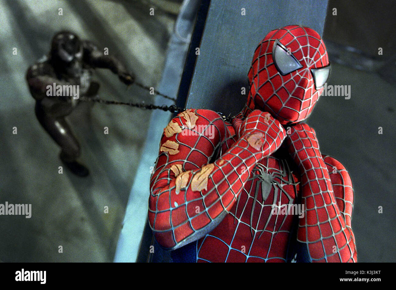 Venom and Spider-Man face off in Columbia Pictures SPIDER-MAN 3. SPIDER-MAN  3 [US