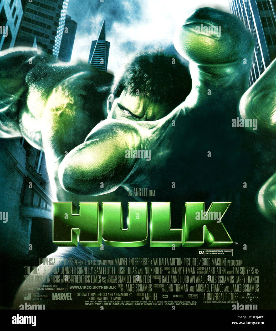 HULK      Date: 2003 Stock Photo