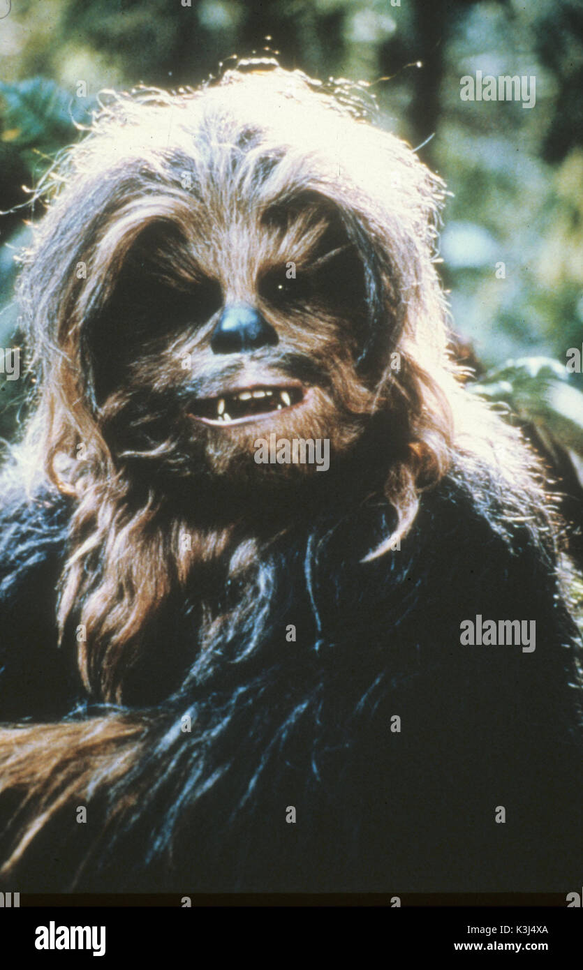 STAR WARS: EPISODE VI - RETURN OF THE JEDI PETER MAYHEW as Chewbacca     Date: 1983 Stock Photo