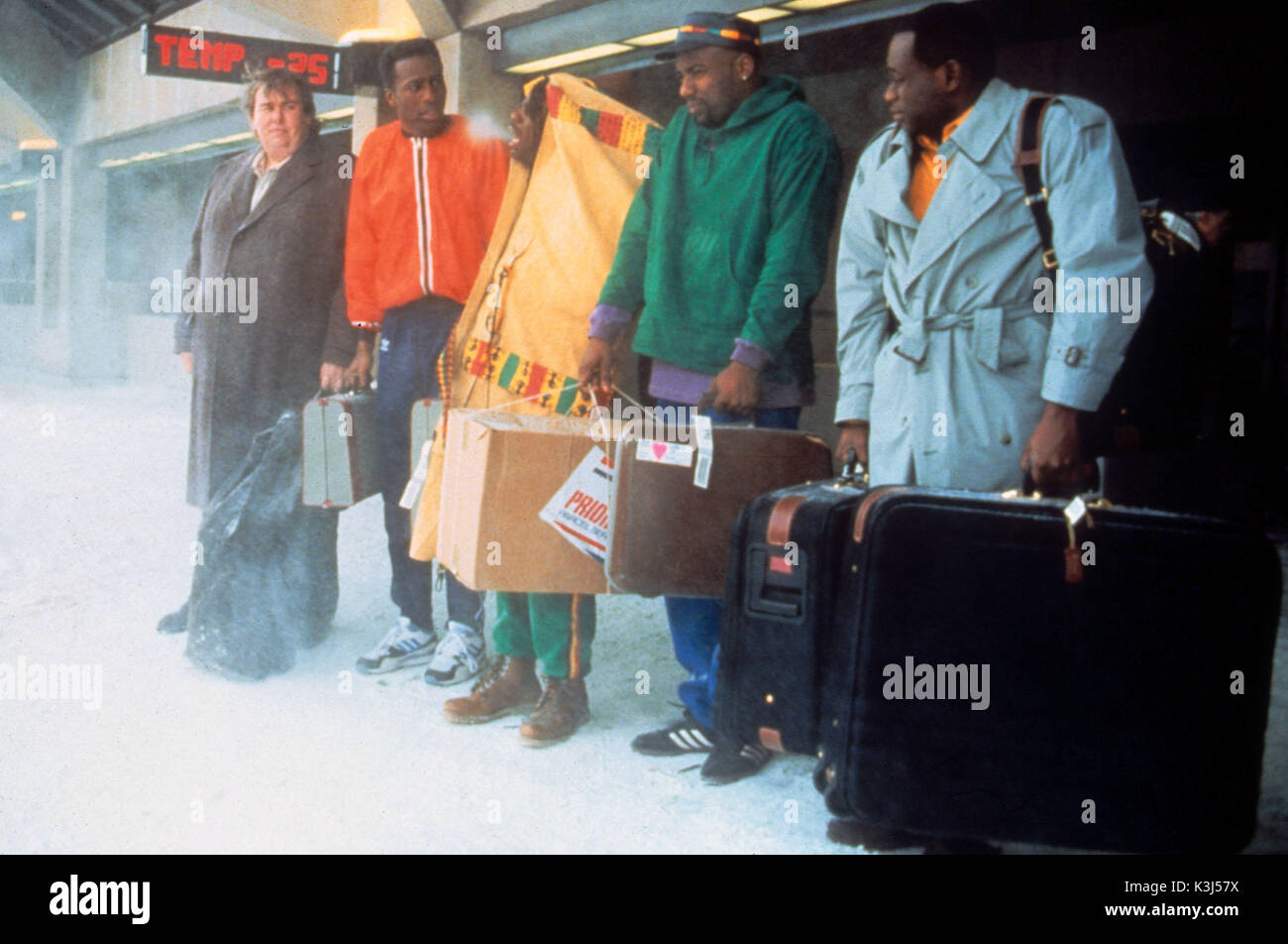 COOL RUNNINGS JOHN CANDY, LEON, DOUG E DOUG, MALIK YOBA, RAWLE D LEWIS     Date: 1993 Stock Photo