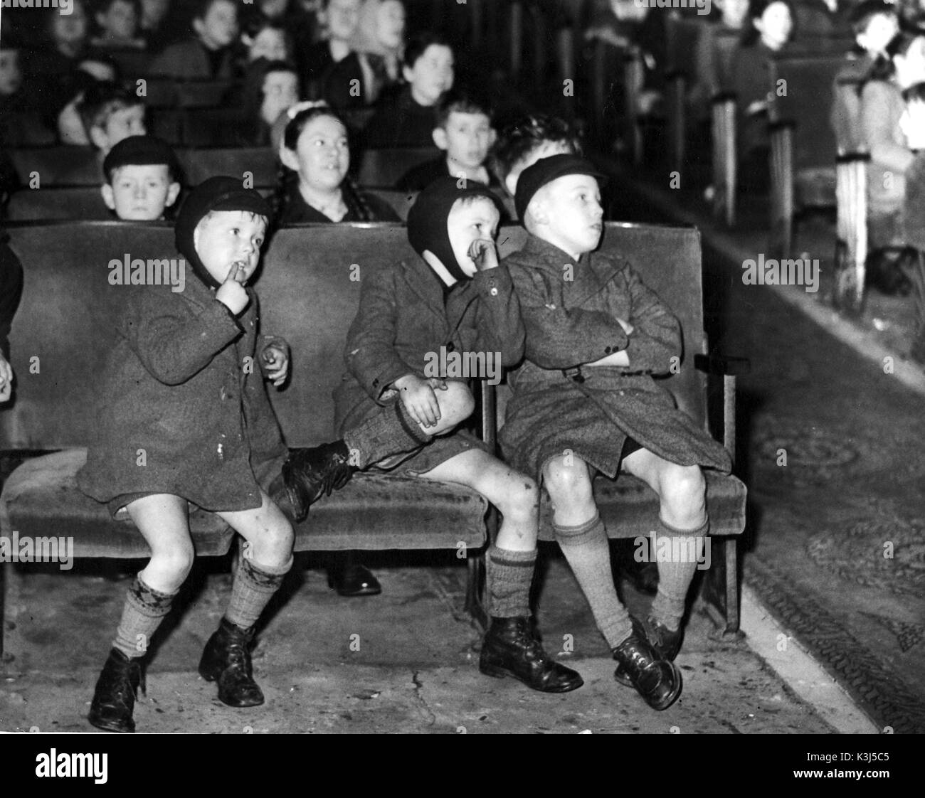 CHILDREN'S SATURDAY MORNING FILM CLUB Stock Photo