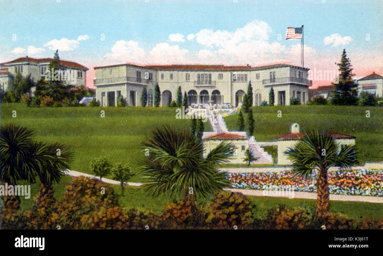 Buster Keaton S Italina Villa In Beverly Hills In California Stock Photo Alamy Buster Keaton S Italina Villa In Beverly Hills In California Stock Photo Alamy