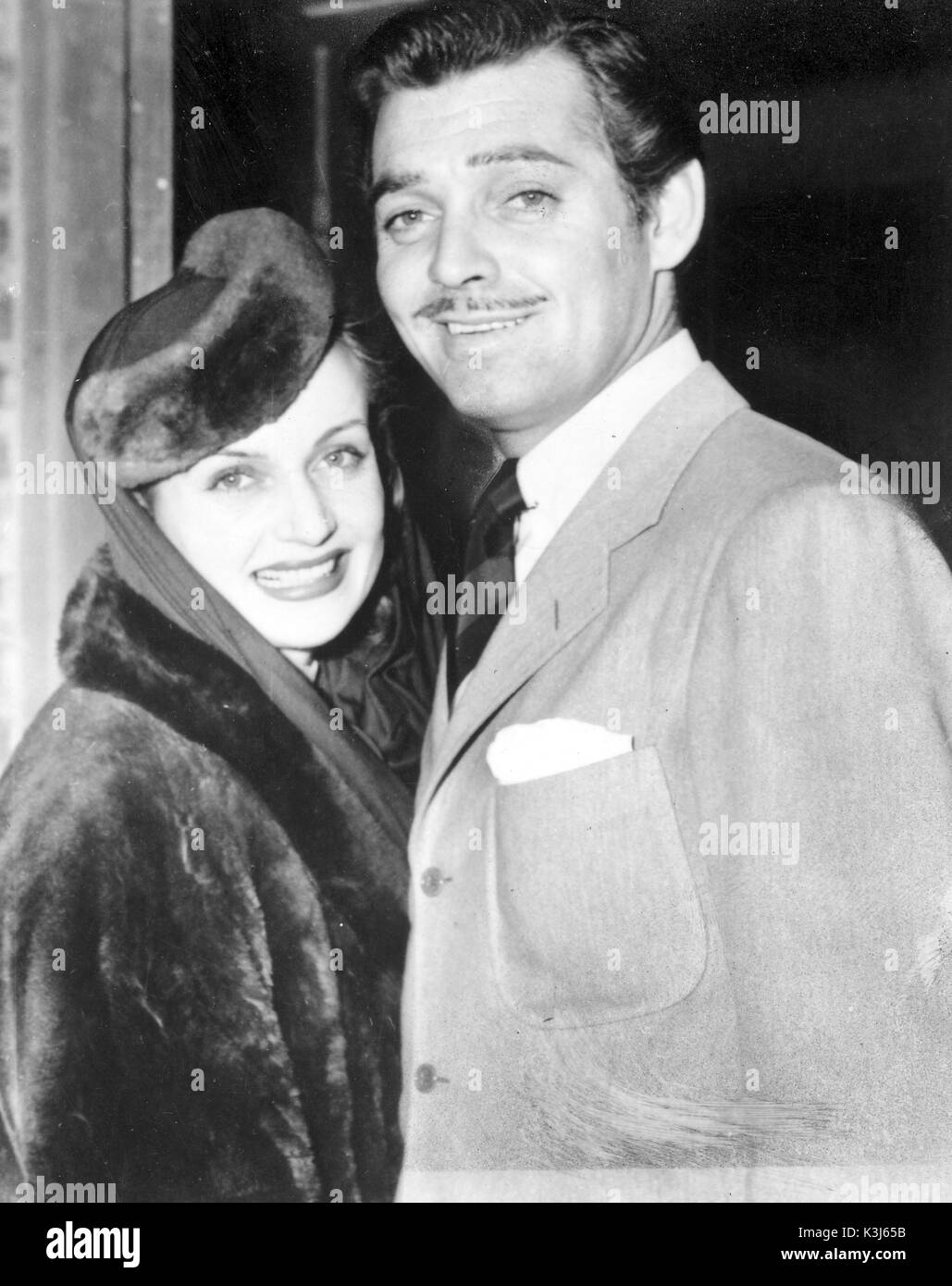 Carole Lombard And Clark Gable Stock Photo Alamy