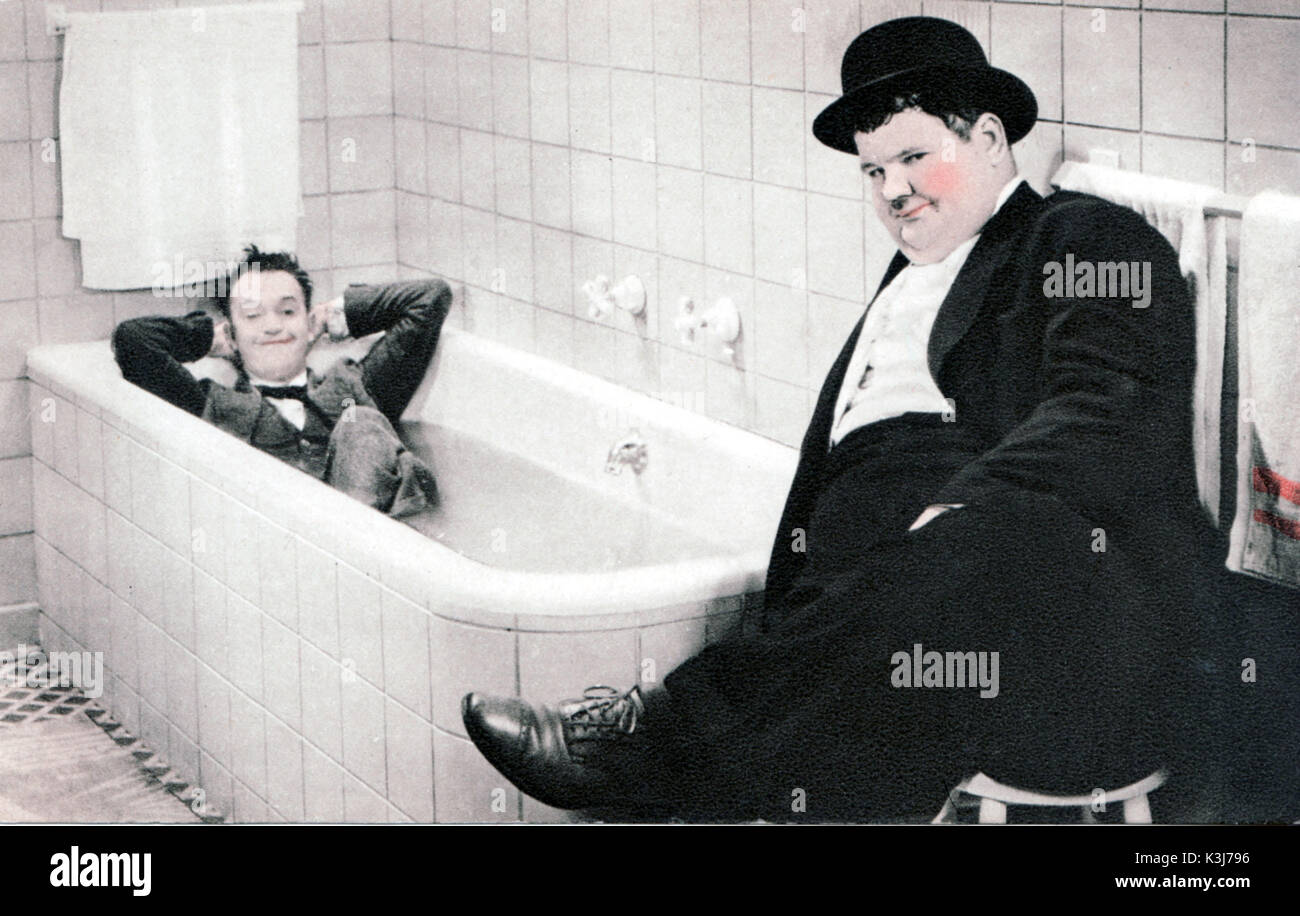COME CLEAN STAN LAUREL, OLIVER HARDY Stock Photo