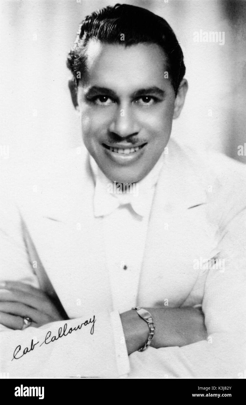 CAB CALLOWAY Jazz singer Stock Photo - Alamy