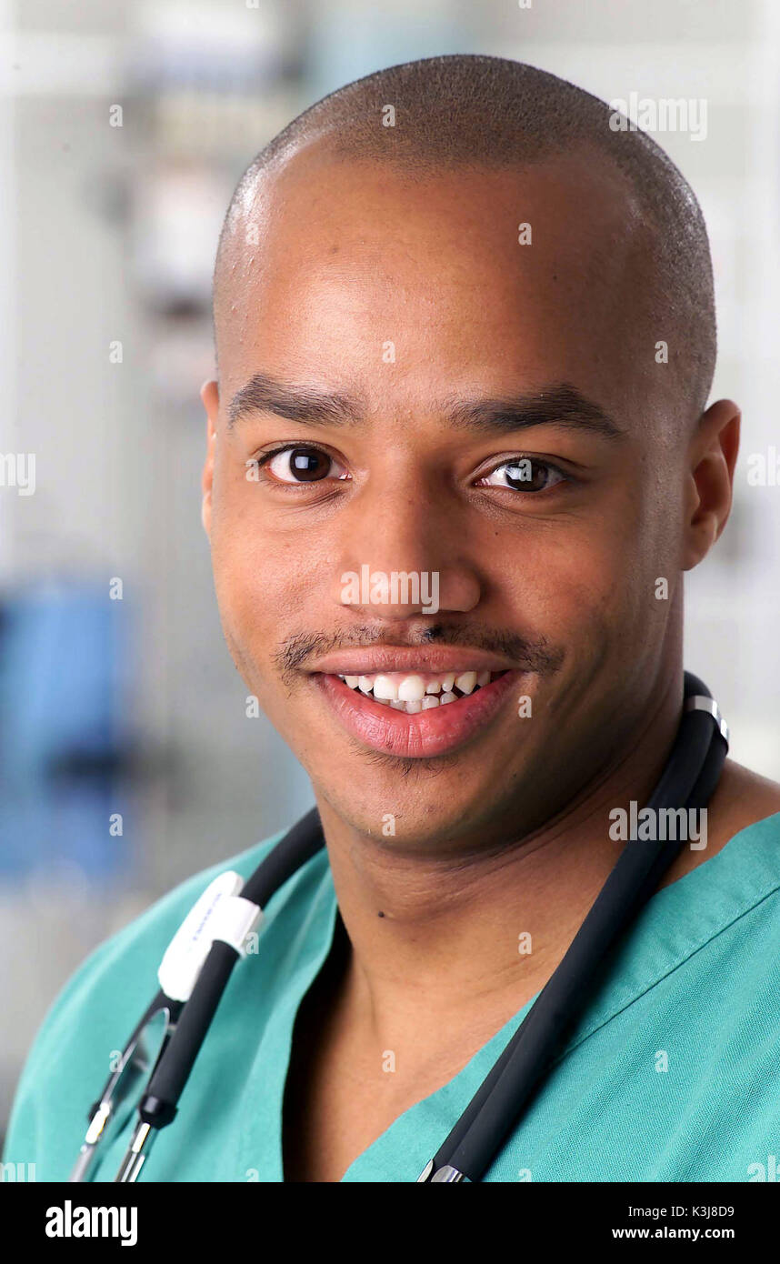 SCRUBS Series1 DONALD FAISON as Dr. Chris Turk Stock Photo Alamy