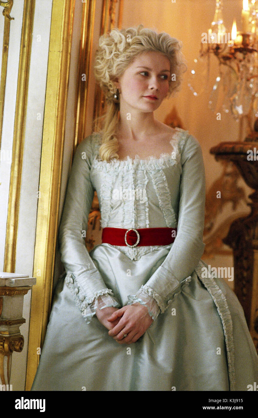 MARIE ANTOINETTE KIRSTEN DUNST as Marie Antoinette      Date: 2006 Stock Photo