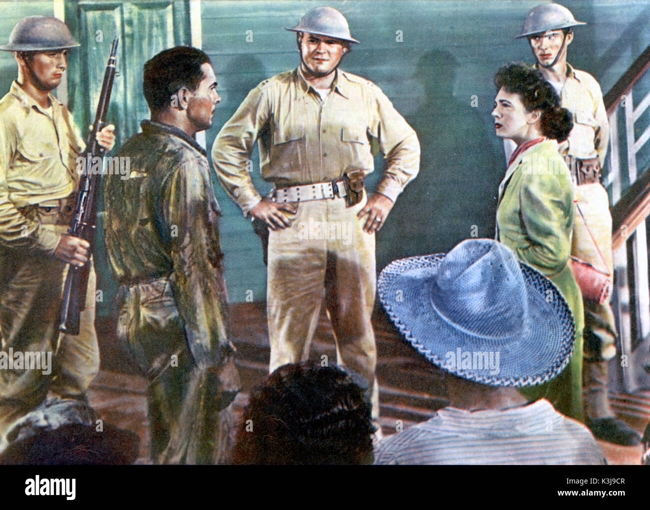 AMERICAN GUERILLA IN THE PHILIPPINES  TYRONE POWER, MICHELINE PRESLE AMERICAN GUERILLA IN THE PHILIPPINES [US 1950] [BR Title] - I SHALL RETURN TYRONE POWER, MICHELINE PRESLE Stock Photo
