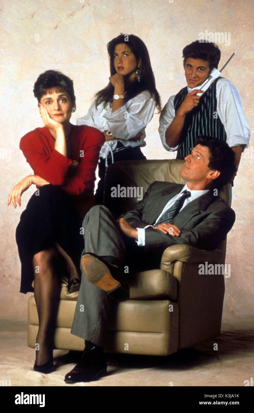 FERRIS BUELLER CHRISTINE ROSE, JENNIFER ANISTON, SAM FREED, CHARLIE SCHLATTER FERRIS BUELLER CHRISTINE ROSE, JENNIFER ANISTON, SAM FREED, CHARLIE SCHLATTER Stock Photo