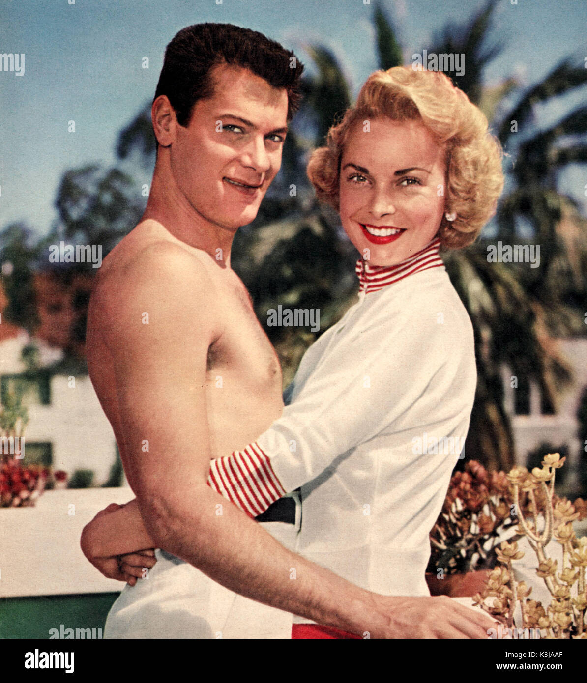TONY CURTIS & JANET LEIGH Married 1951 - 1962 TONY CURTIS & JANET LEIGH Married 1951 - 1962 Stock Photo