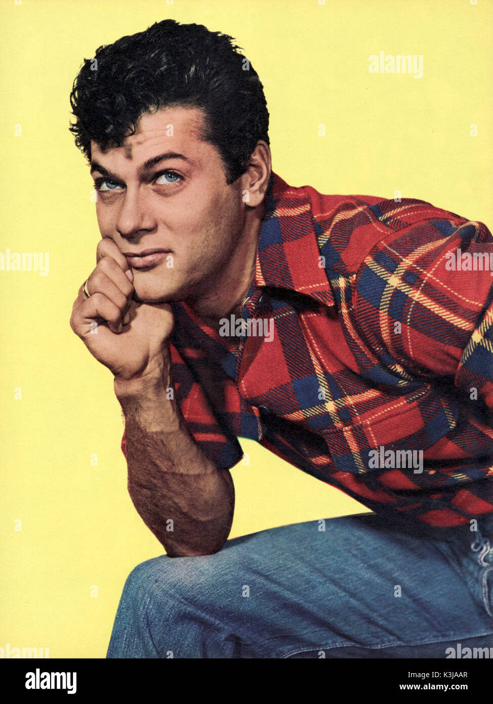 TONY CURTIS American Actor Stock Photo