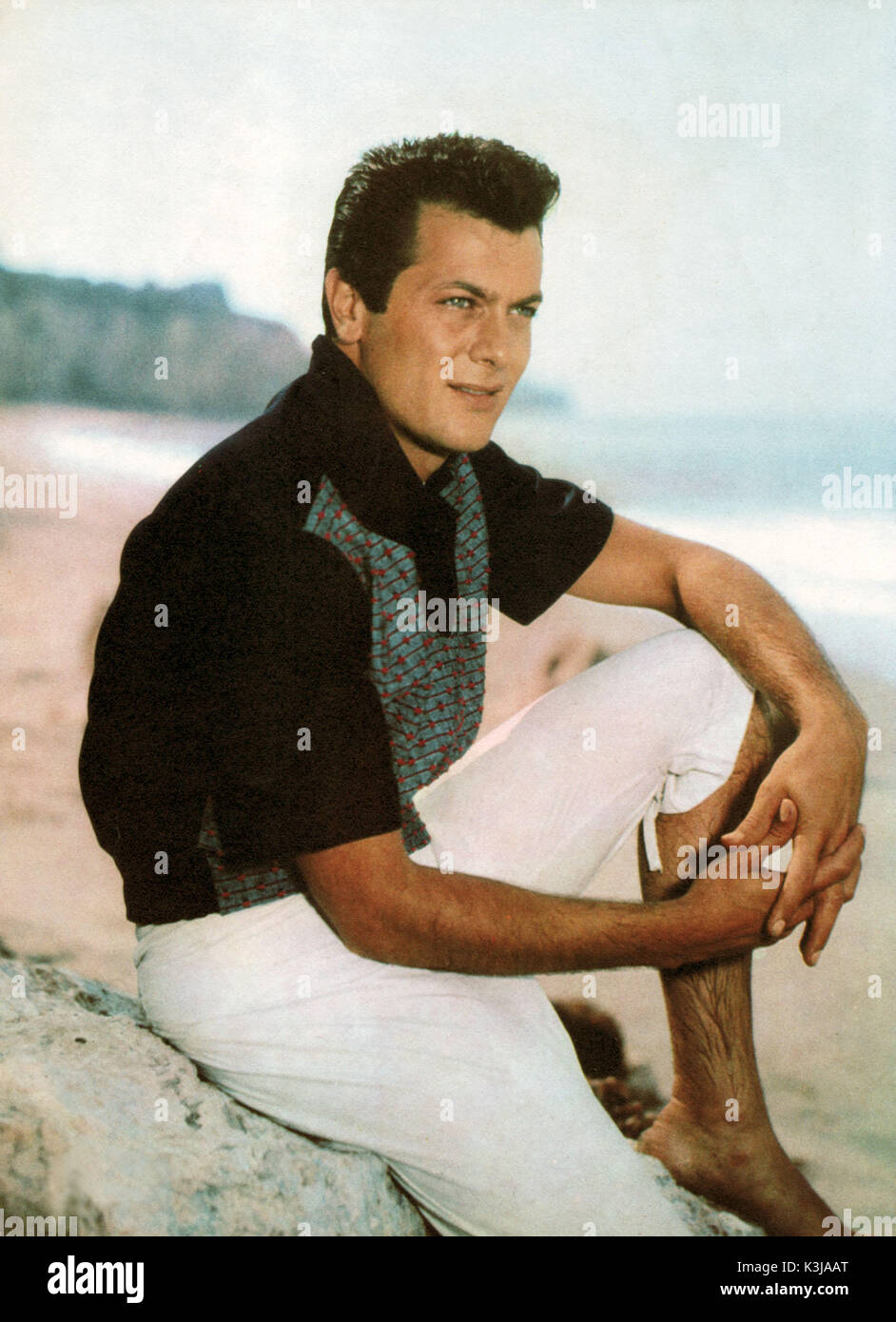 TONY CURTIS American Actor Stock Photo