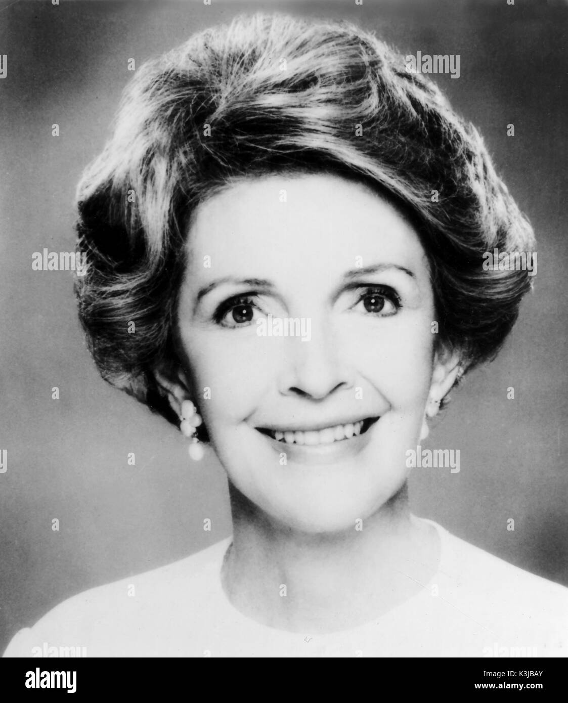 NANCY DAVIS aka NANCY REAGAN American Actress and First Lady Stock Photo