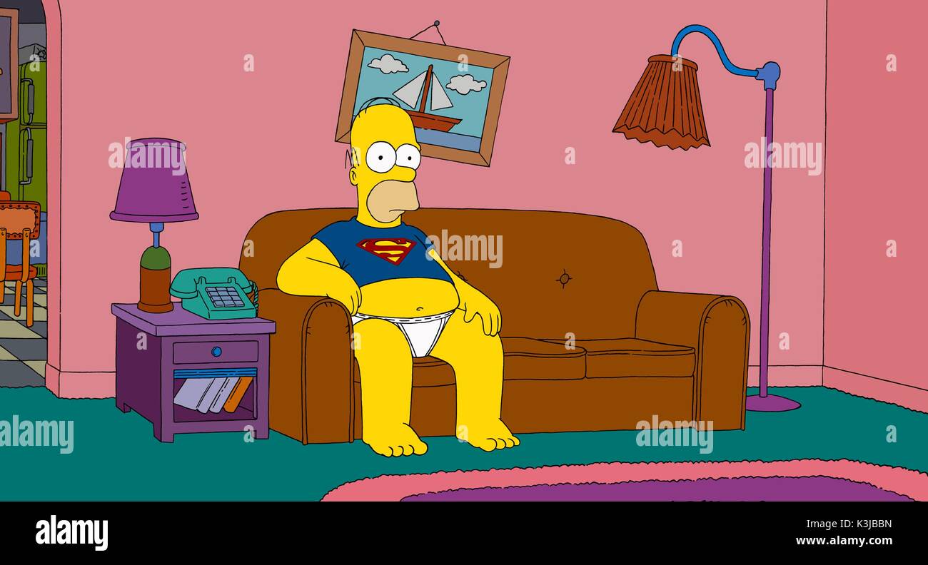 Homer simpson cartoon hi-res stock photography and images - Alamy