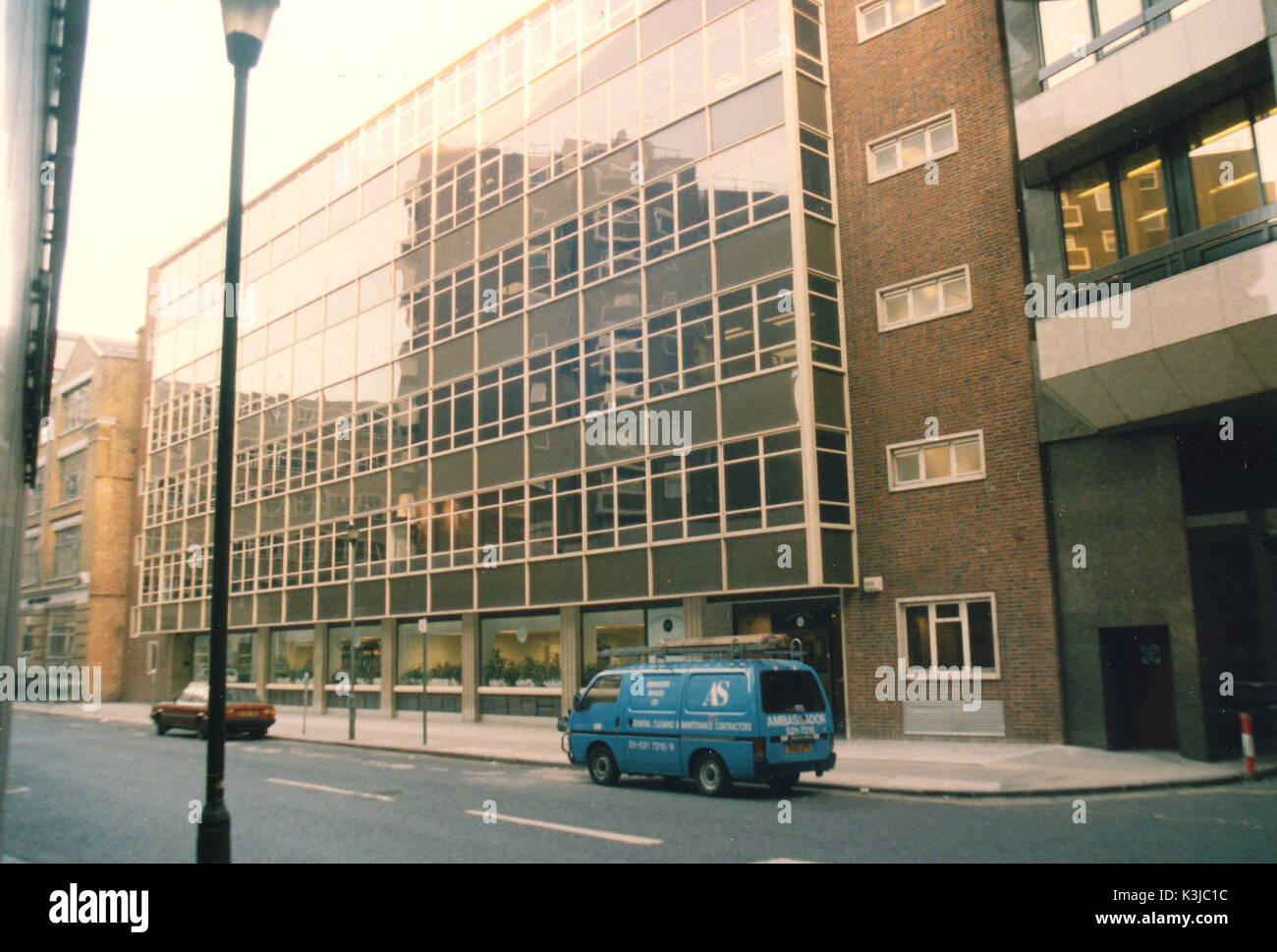 Headquarters of THE BRITISH FILM INSTITUTE at 21 Stephen Street, London Stock Photo