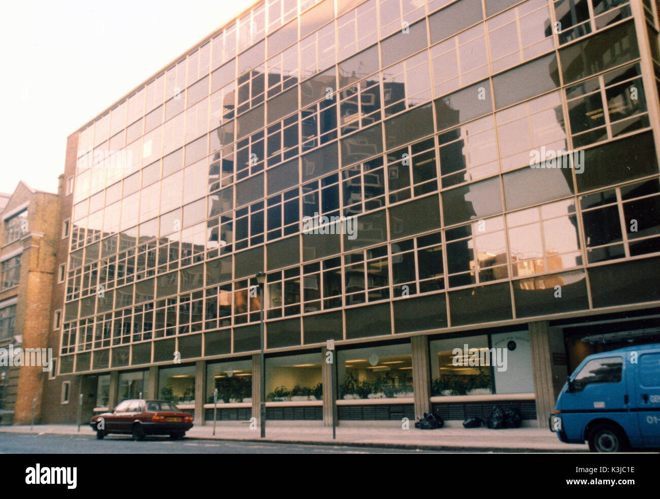 Headquarters of THE BRITISH FILM INSTITUTE at 21 Stephen Street, London Stock Photo