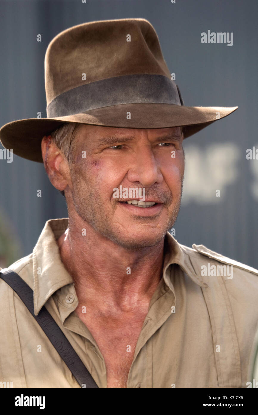 INDIANA JONES AND THE KINGDOM OF THE CRYSTAL SKULL HARRISON FORD INDIANA JONES AND THE KINGDOM OF THE CRYSTAL SKULL     Date: 2008 Stock Photo