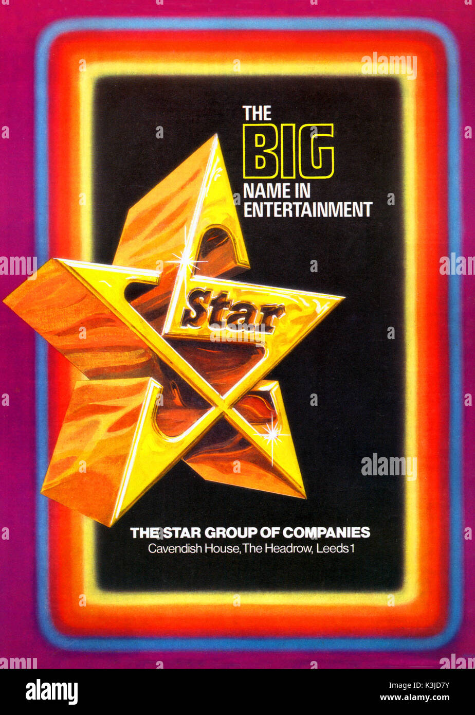 STAR CINEMAS: A British cinema circuit Stock Photo