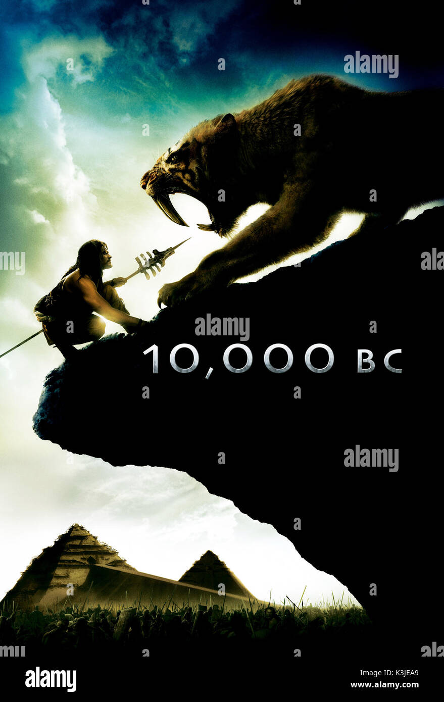 10, 000 B.C. aka TEN THOUSAND YEARS B.C. 10, 000 B.C.     Date: 2008 Stock Photo