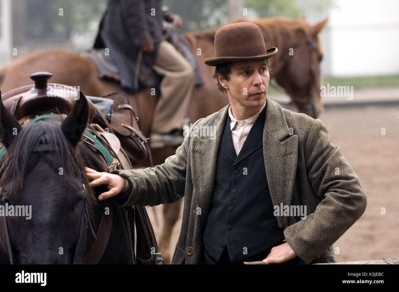 THE ASSASSINATION OF JESSE JAMES BY THE COWARD ROBERT FORD SAM ROCKWELL as Charley Ford THE