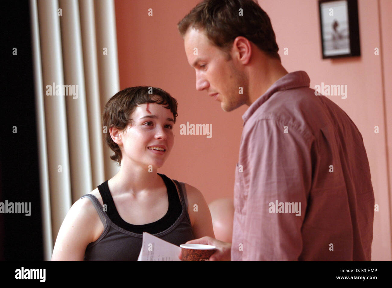 HARD CANDY ELLEN PAGE, PATRICK WILSON HARD CANDY ELLEN PAGE, PATRICK WILSON  *** Local Caption *** NOT A SCENE FROM THE FILM Date: 2005 Stock Photo -  Alamy
