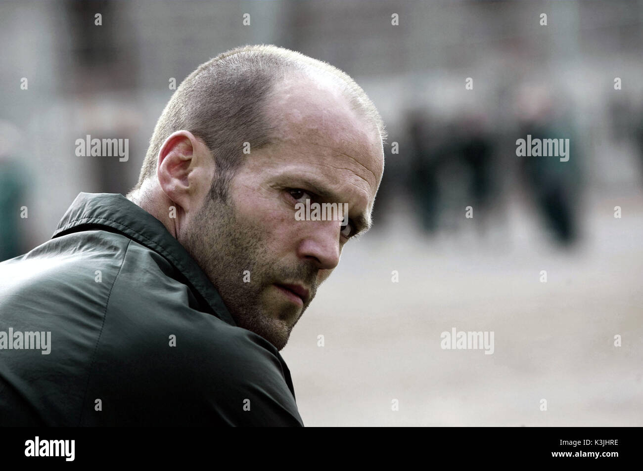 DEATH RACE JASON STATHAM as Jensen Ames in an action-thriller set in the near future. DEATH RACE     Date: 2008 Stock Photo