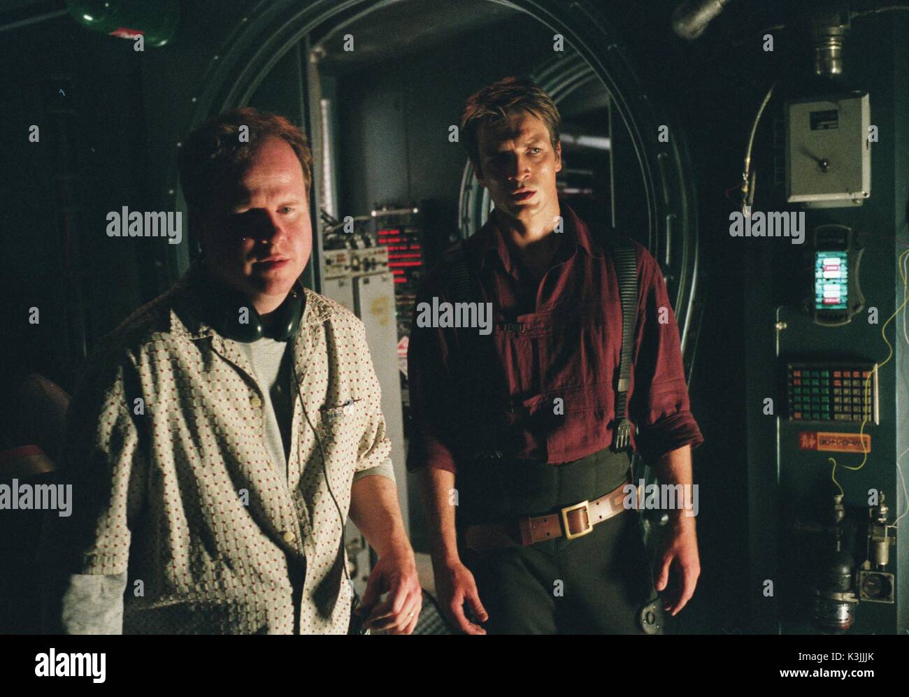 SERENITY Director JOSS WHEDON NATHAN FILLION SERENITY Date 2005 Stock serenity-director-joss-whedon-nathan-fillion-serenity-date-2005-stock