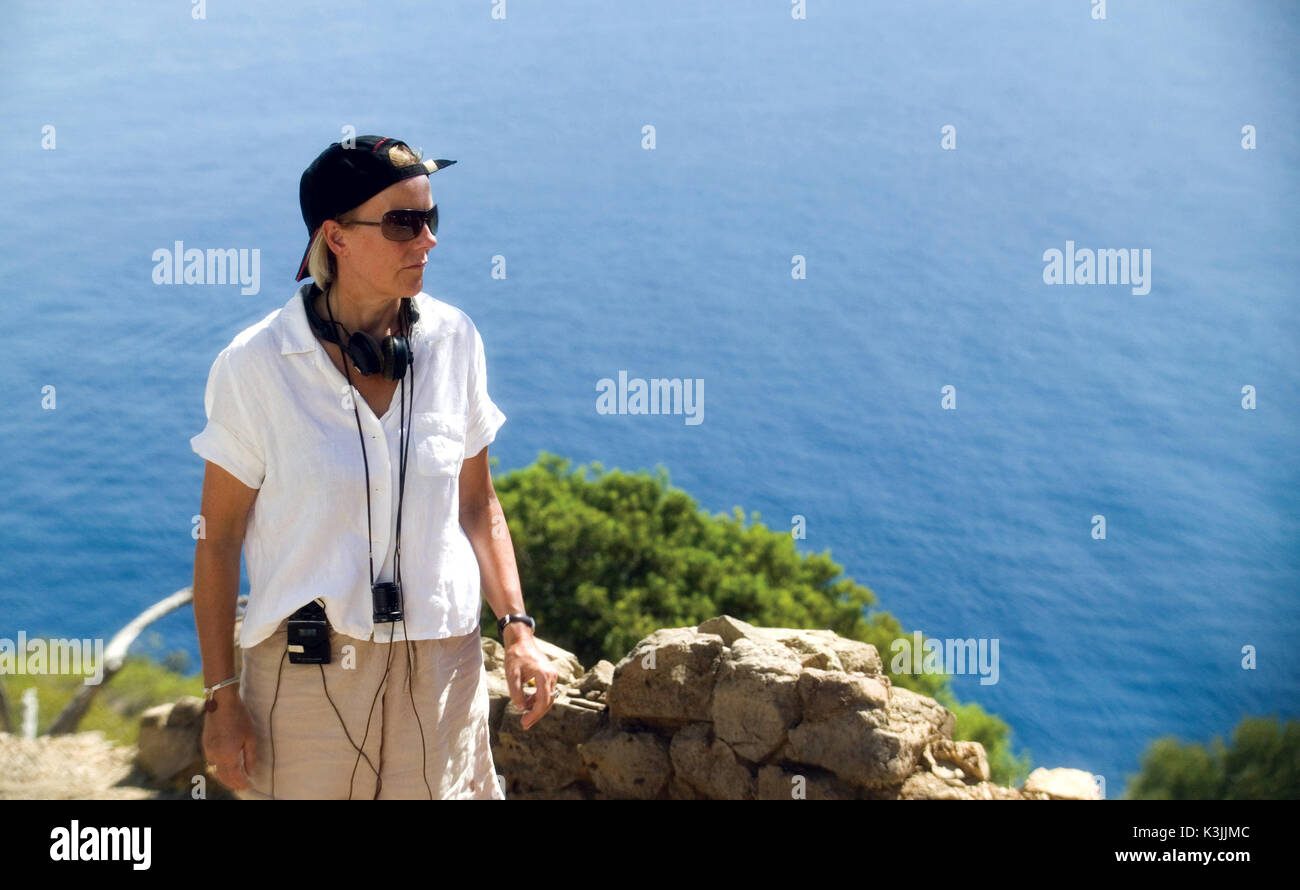 MAMMA MIA! Director PHYLLIDA LLOYD in Greece      Date: 2008 Stock Photo