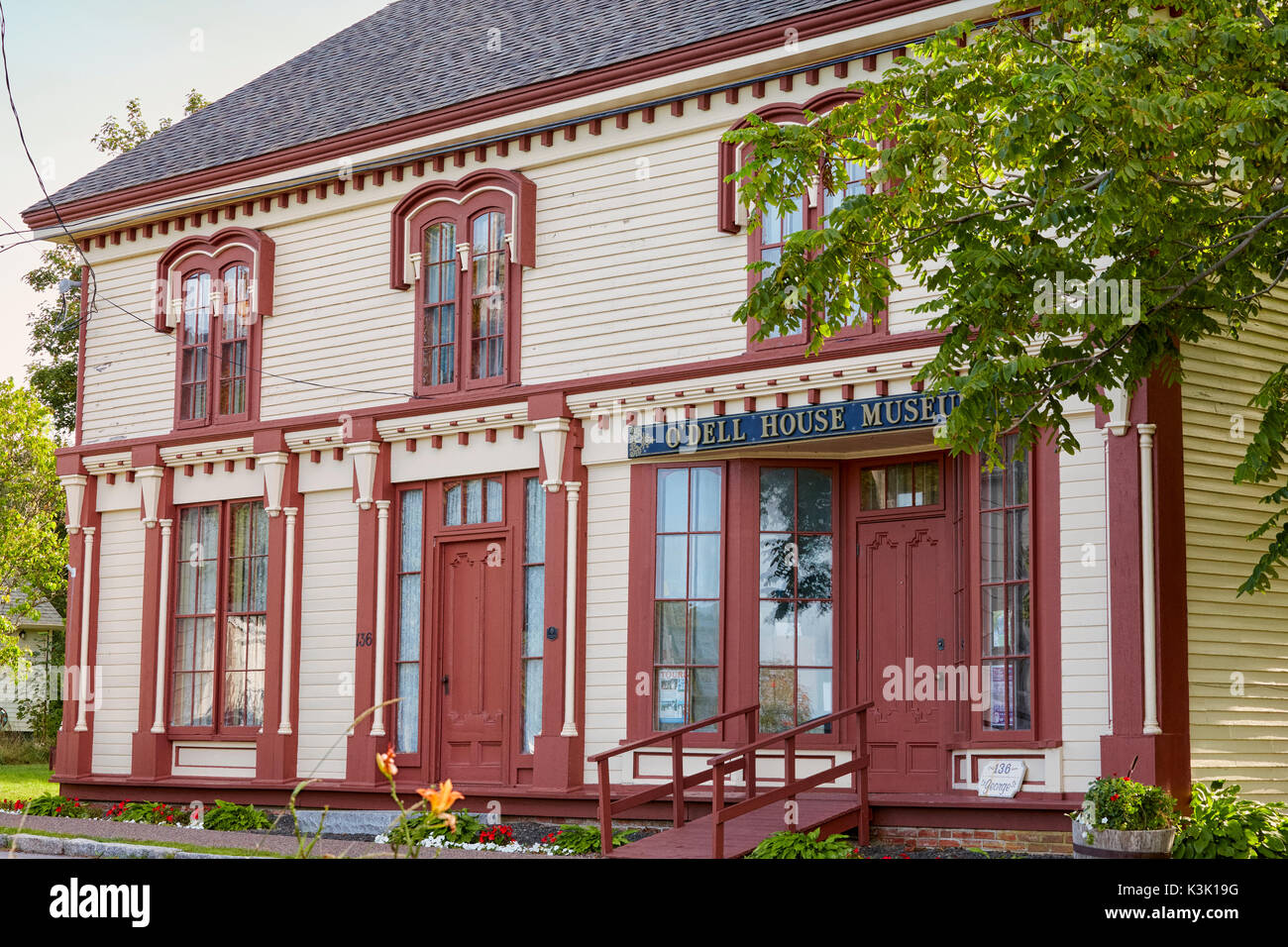 O'Dell House Museum, Annapolis Royal, Nova Scotia, Canada Stock Photo