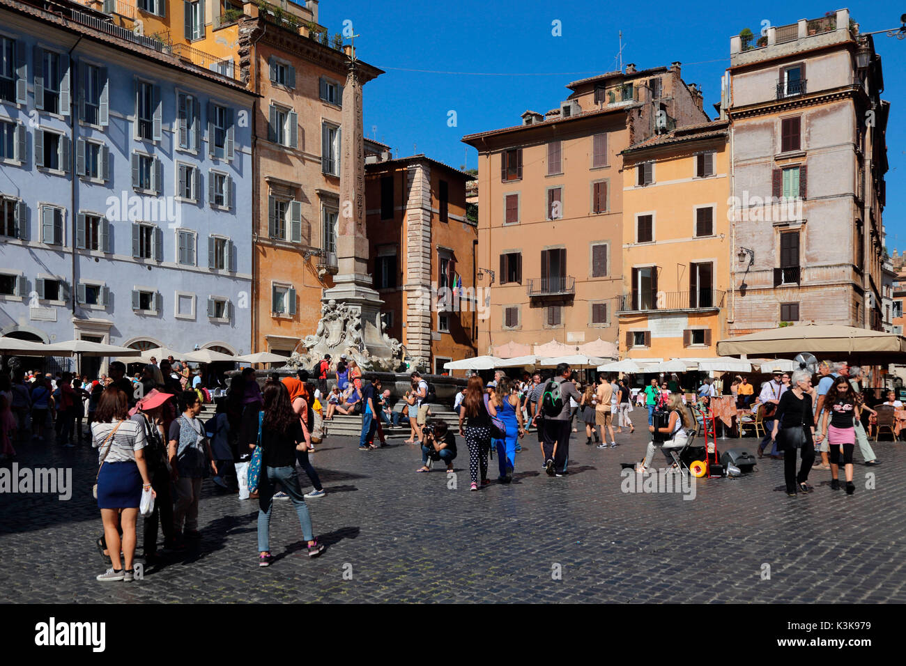 Italy Rome Piazza della Rotonda Stock Photo - Alamy