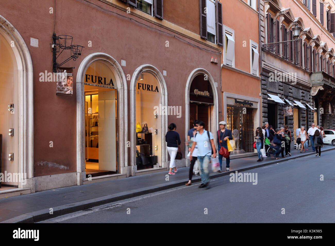 Italy Rome Via dei Condotti Stock Photo Alamy Italy Rome Via dei Condotti Stock Photo Alamy