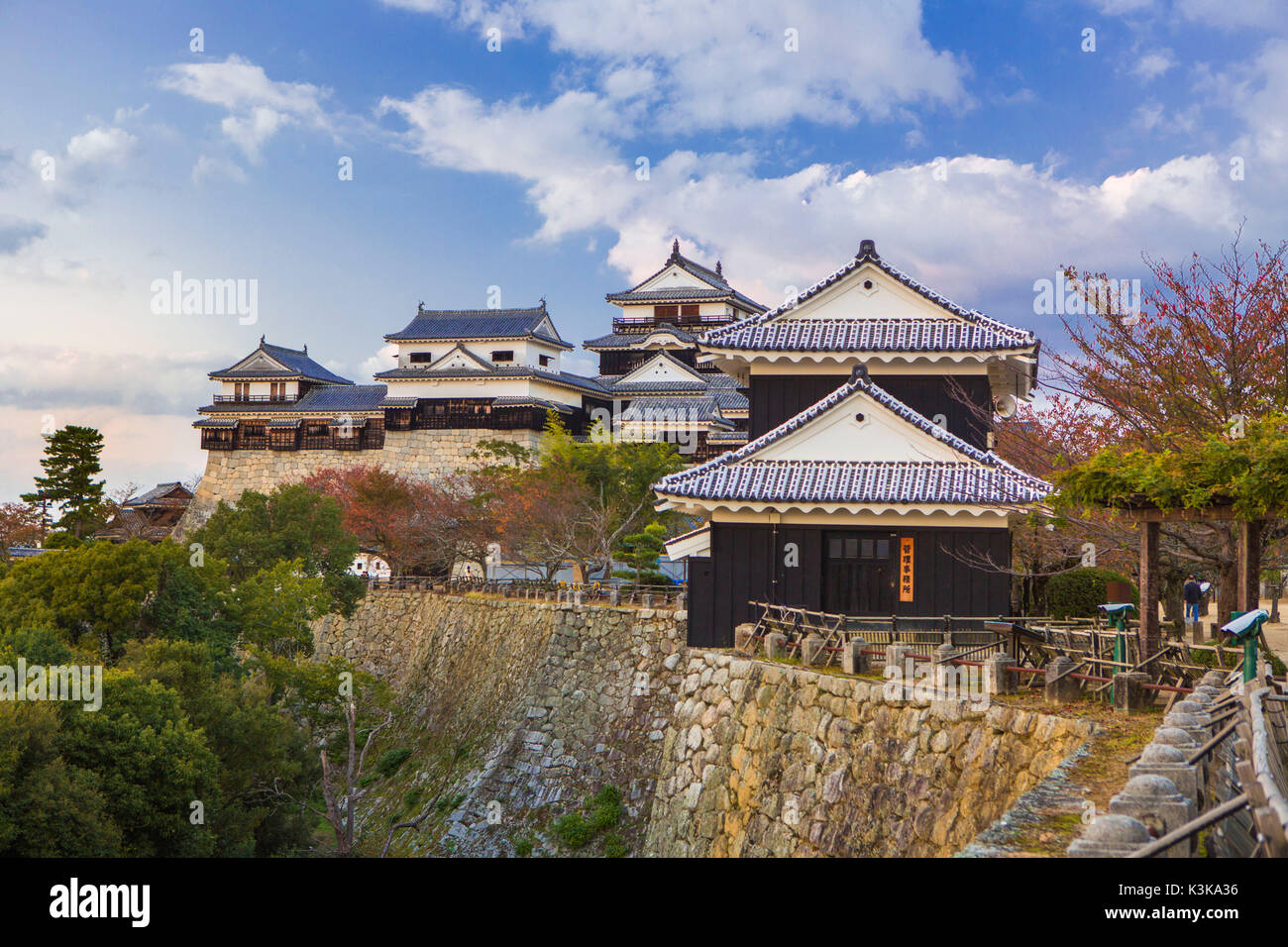 Japan, Shikoku Island, Matsuyama City, Matsuyama Castle Stock Photo Alamy