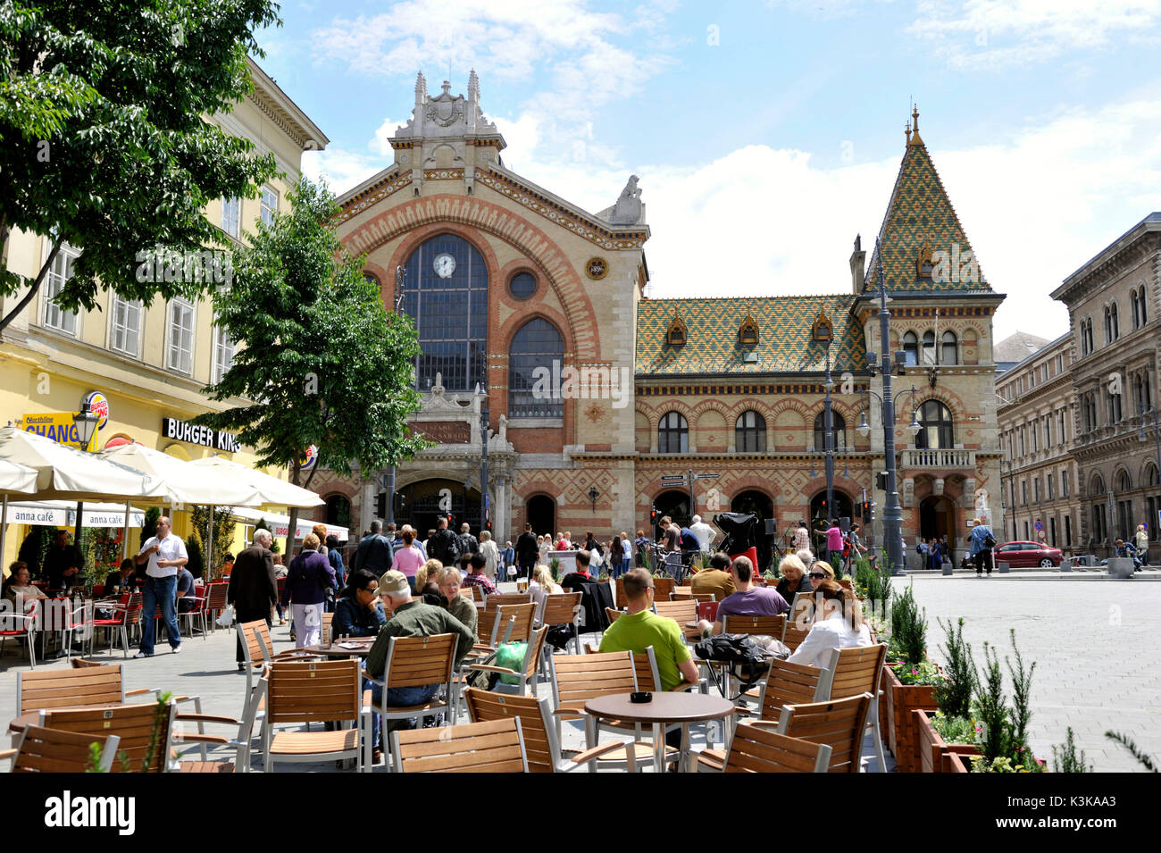 Hungary, Budapest, Pest district, central covered market designed by Samu Petz in 1896 Stock Photo
