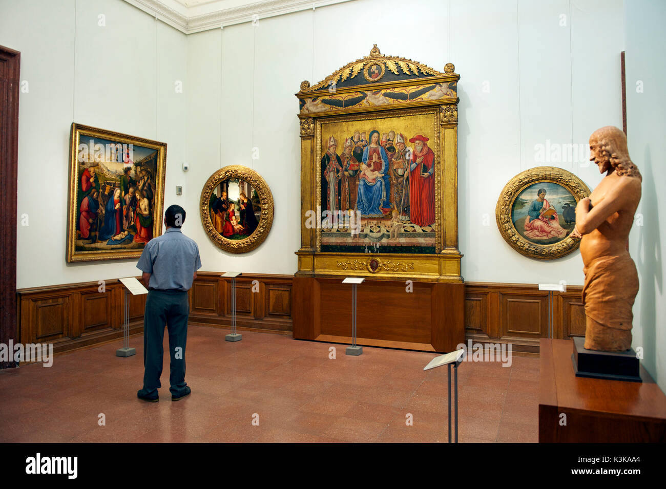 Hungary, Budapest, listed as World Heritage by UNESCO, Fine Arts Museum, Hösök tere Stock Photo