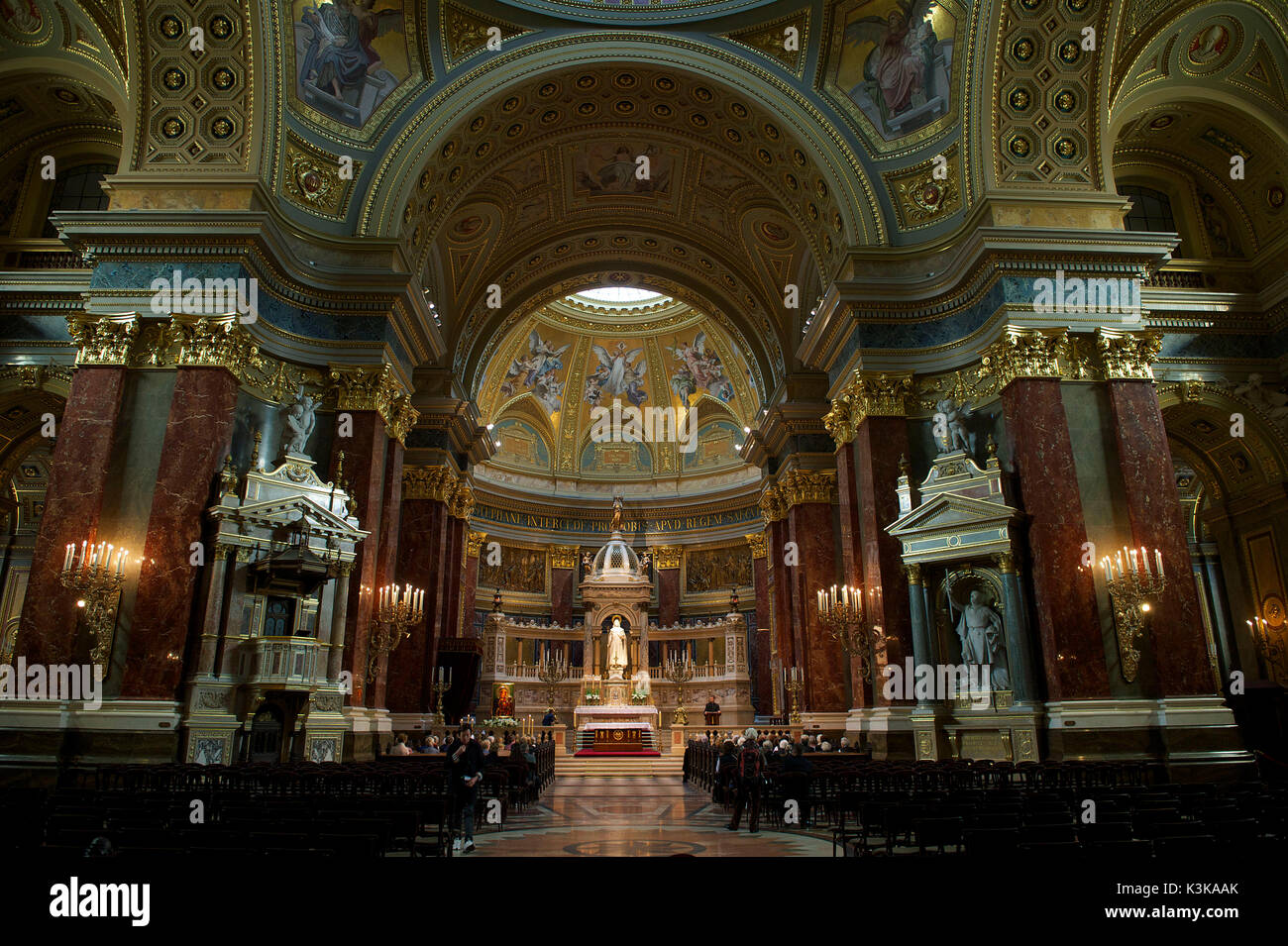 Hungary, Budapest, Saint Stephen's Basilica Stock Photo