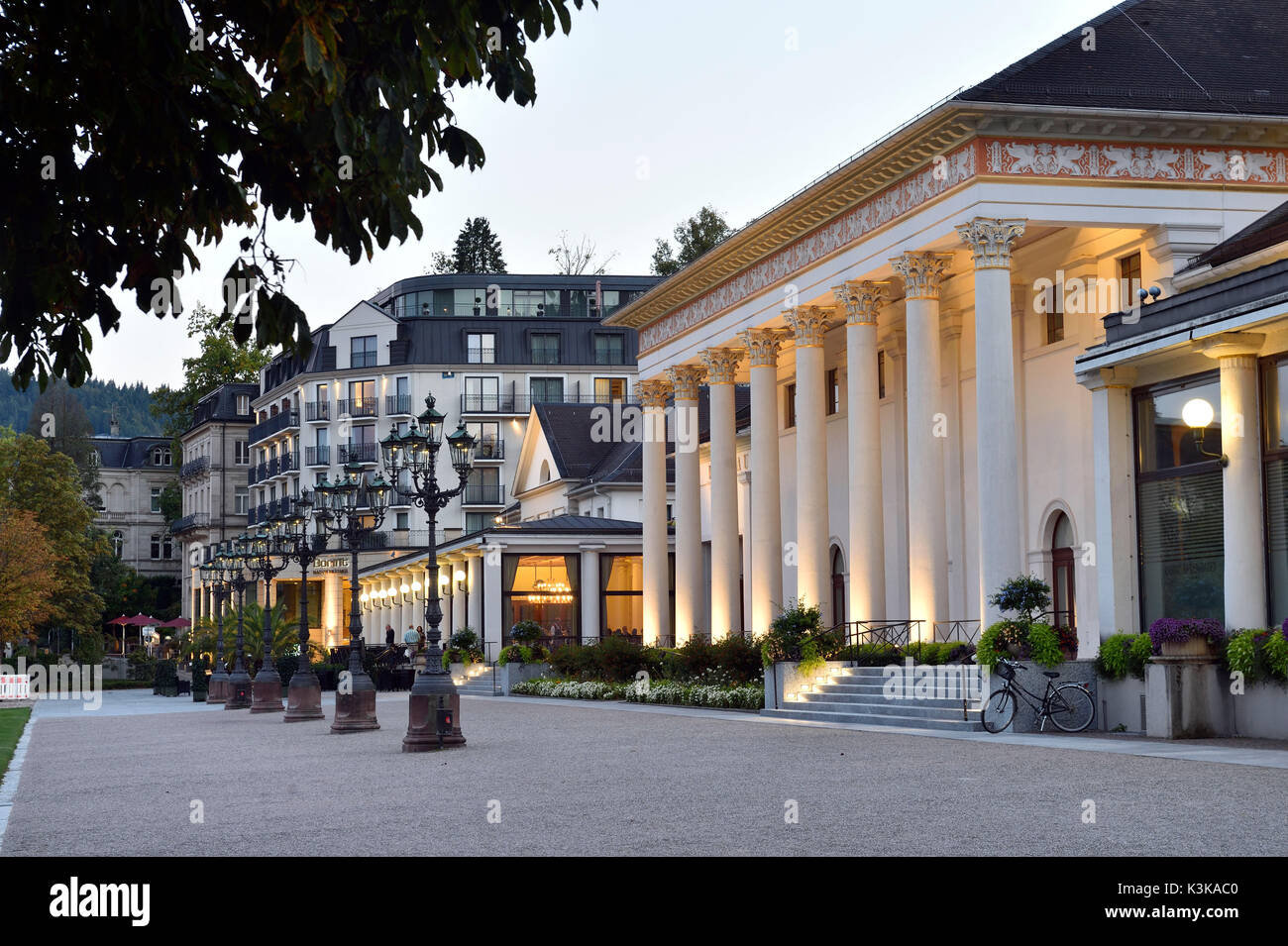 Germany, Baden-Wurttemberg, Black Forest (Schwarzwald), Baden-Baden, Kurhaus (thermal baths) and casino Stock Photo