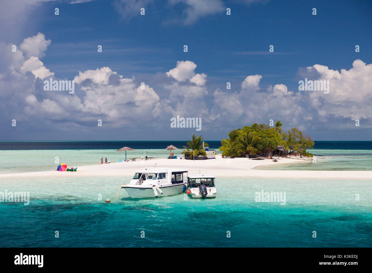 Picnic Island Vashugiri, Felidhu Atoll, Maldives Stock Photo