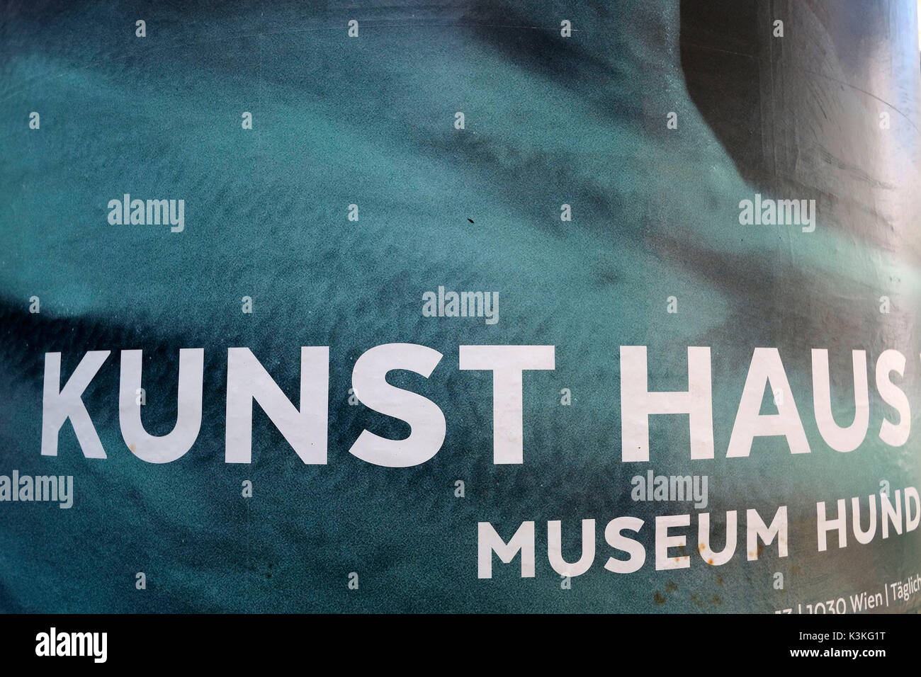 Europe, Austria, Vienna, capital, Museum Hundertwasser poster Stock Photo