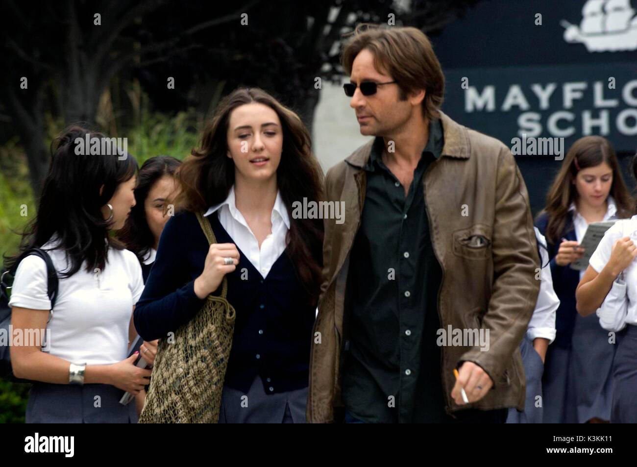 Californication Us Tv Series 2007 Series 1 Episode 5 Lol Aka If You See Her Say Hello Madeline Zima David Duchovny Date 2007 Stock Photo Alamy