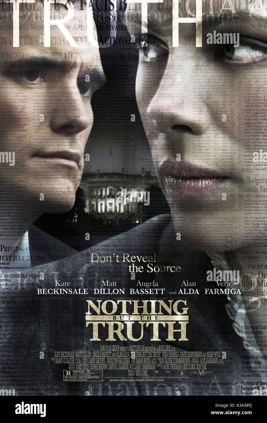 NOTHING BUT THE TRUTH Directed by Rod Lurie        Date: 2008 Stock Photo