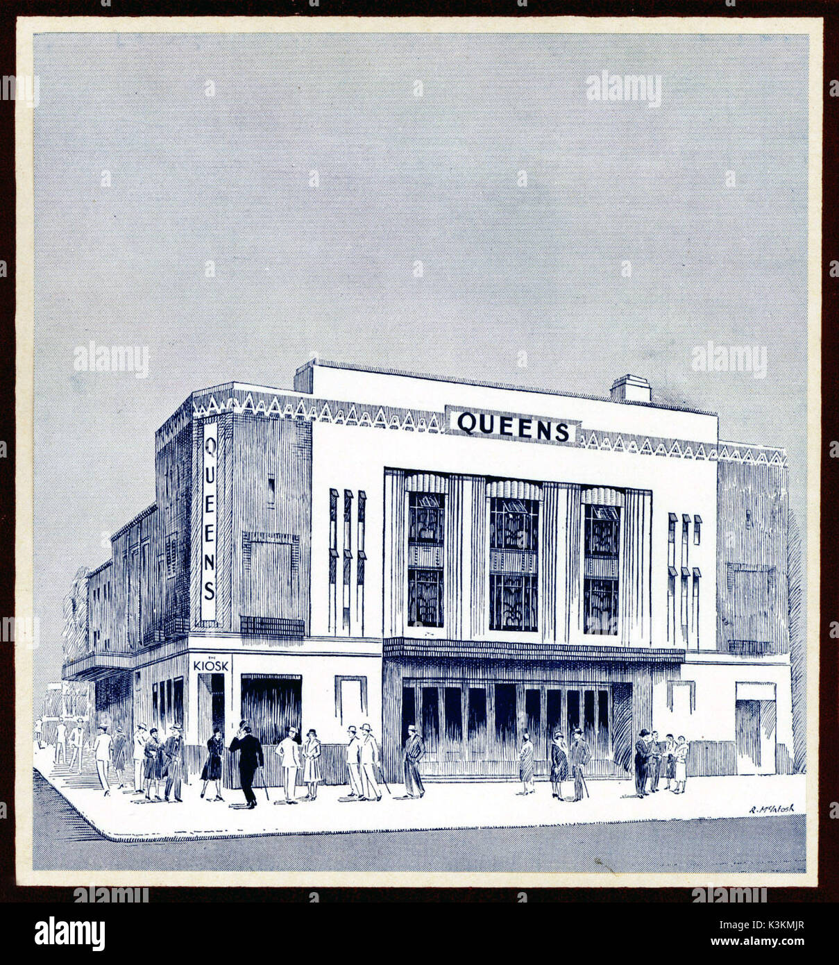 THE QUEEN'S CINEMA, Bayswater, London Stock Photo