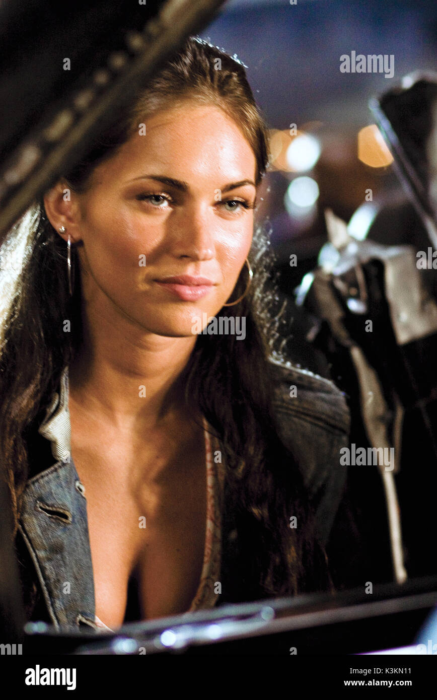 TRANSFORMERS MEGAN FOX as Mikaela Banes       Date: 2007 Stock Photo