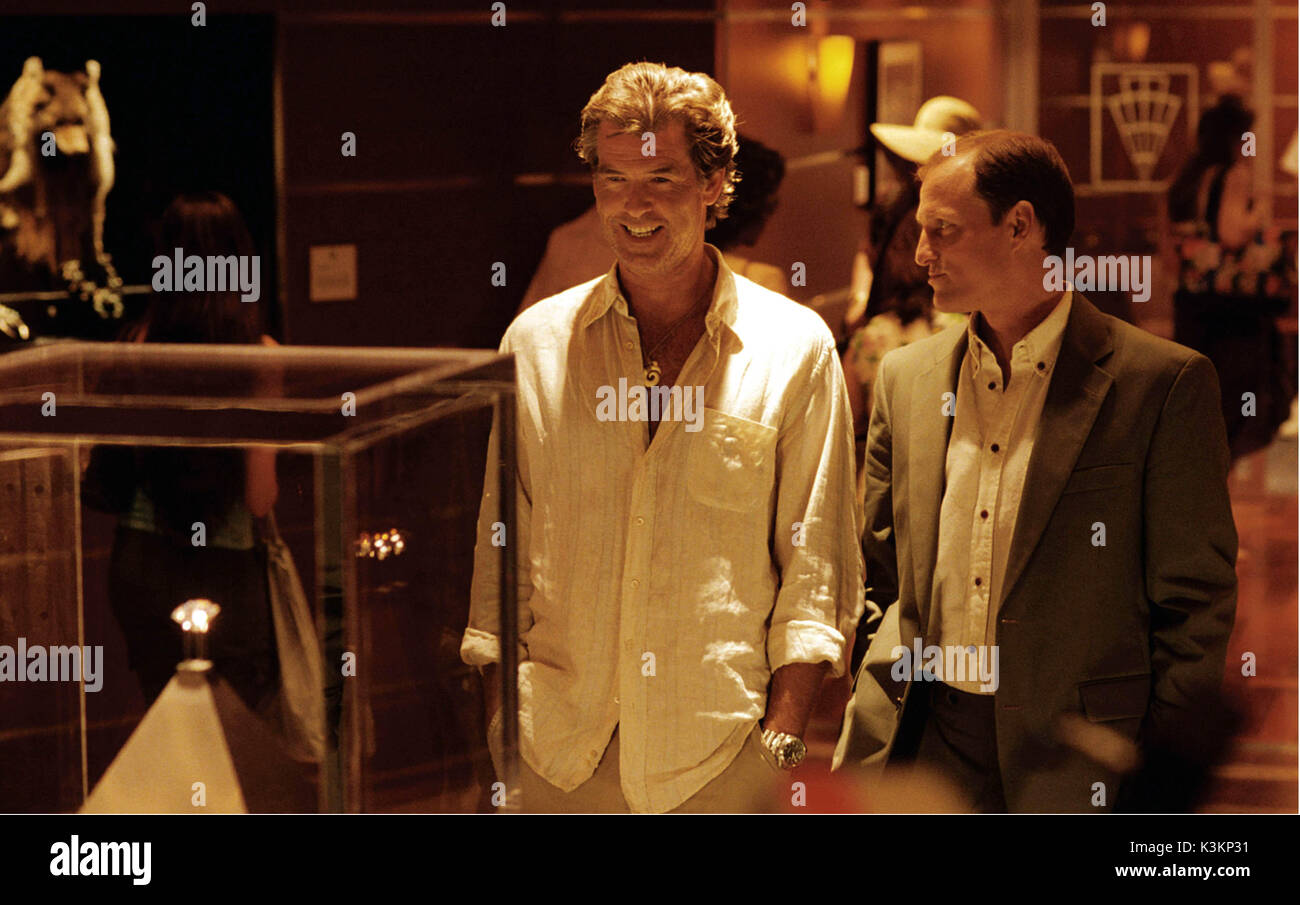 Pierce brosnan woody harrelson after hires stock photography and