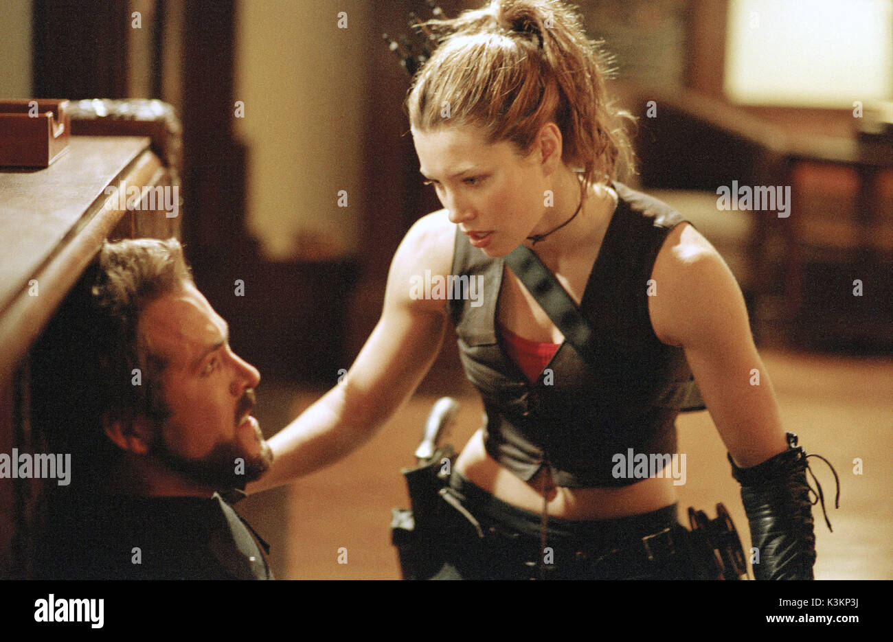 Jessica Biel Blade Trinity Blade High Resolution Stock Photography And Images Alamy They wanted a shot of her shooting straight into the camera and told her to just aim for the camera. https www alamy com blade trinity ryan reynolds jessica biel date 2004 image157171718 html