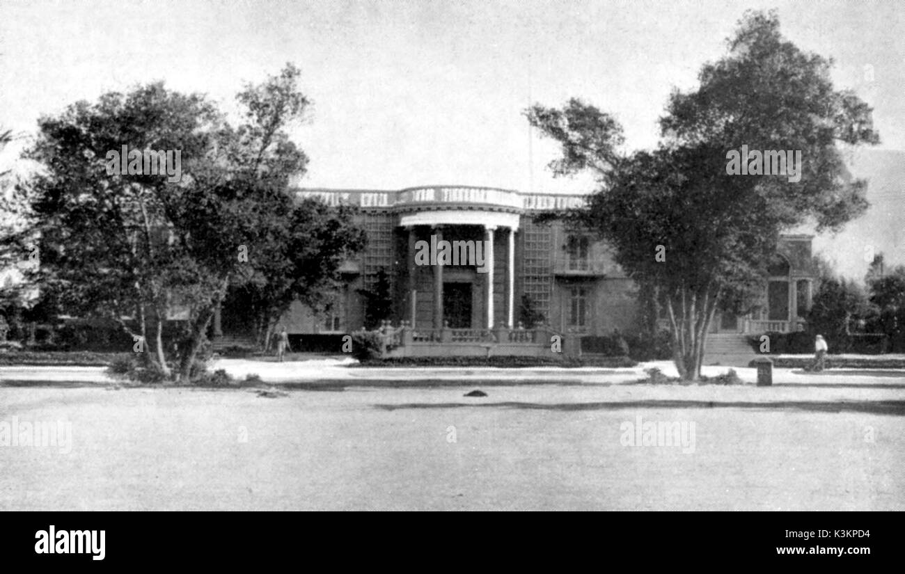 The film studios of COLUMBIA PICTURES in Gower Street, Los Angeles seen