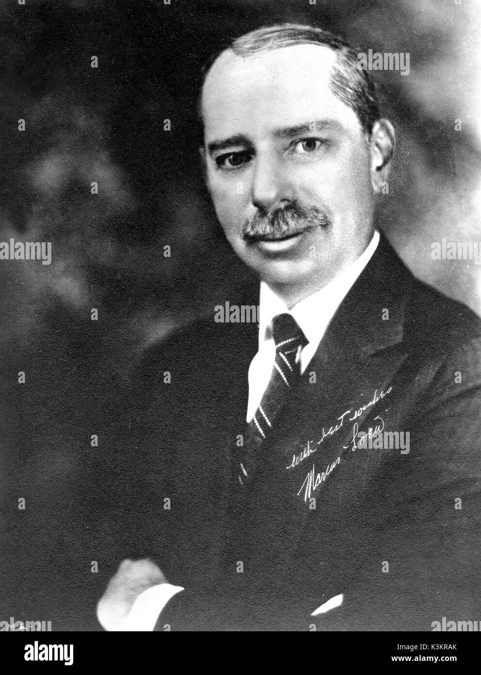 MARCUS LOEW  Cinema chain owner, film industry mogul and executive. A principal in the Metro Goldwyn Mayer company Stock Photo