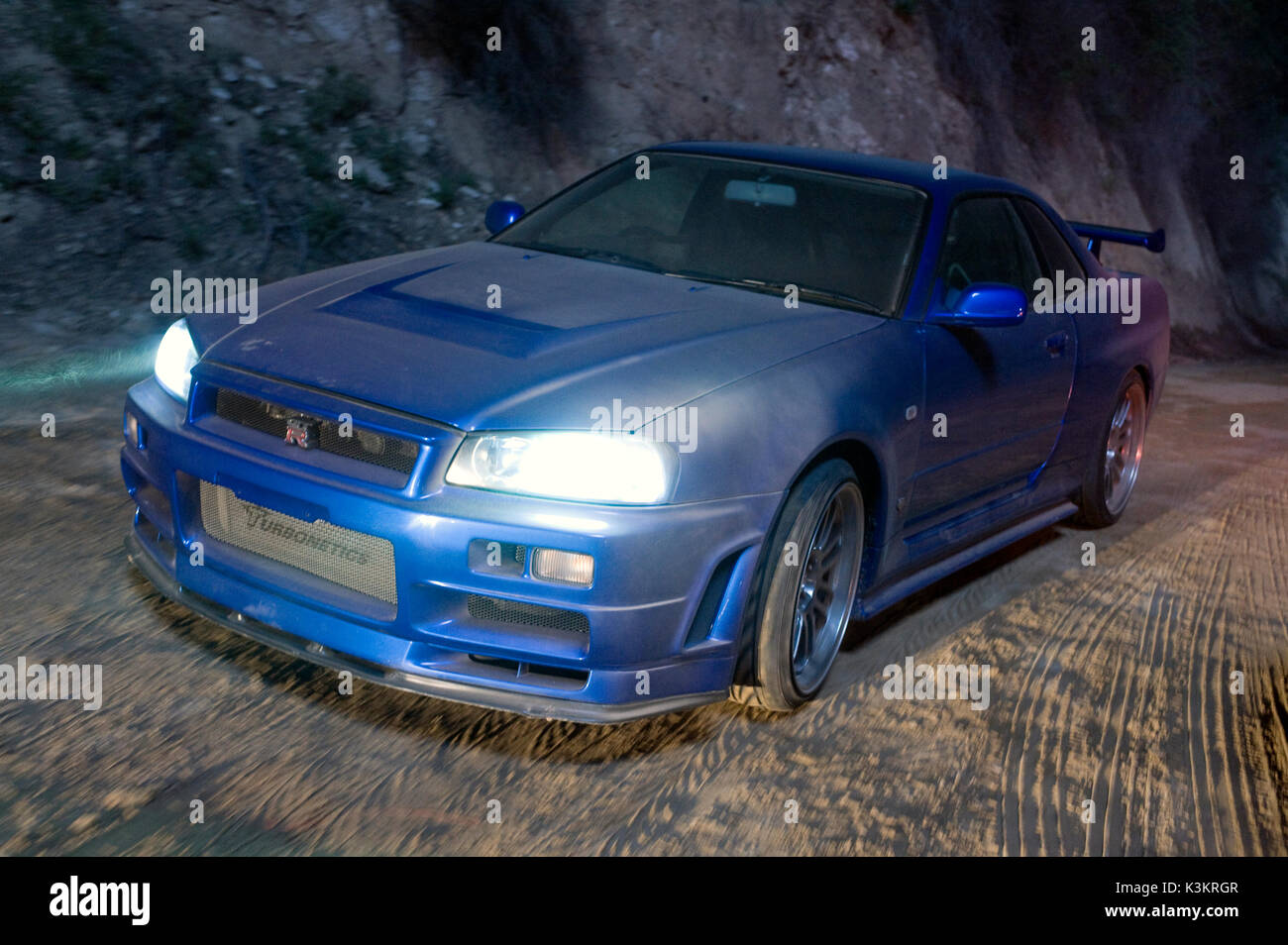 FAST &amp; FURIOUS [US 2009] aka FAST &amp; FURIOUS 4 Brian O'Conner's 1998 Nissan  Skyline ER34 Date: 2009 Stock Photo - Alamy