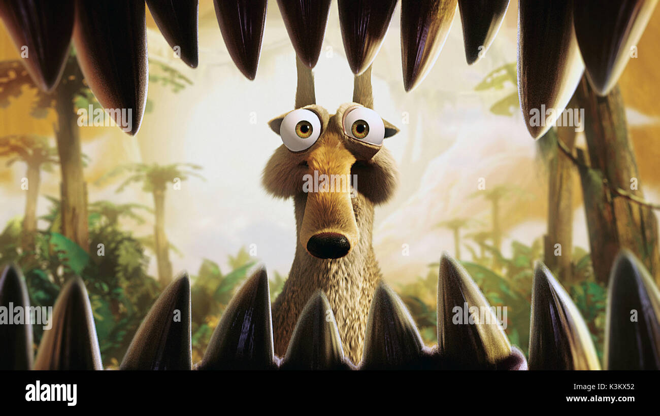 ICE AGE: DAWN OF THE DINOSAURS aka ICE AGE 3 CHRIS WEDGES voices Scrat Stock Photo