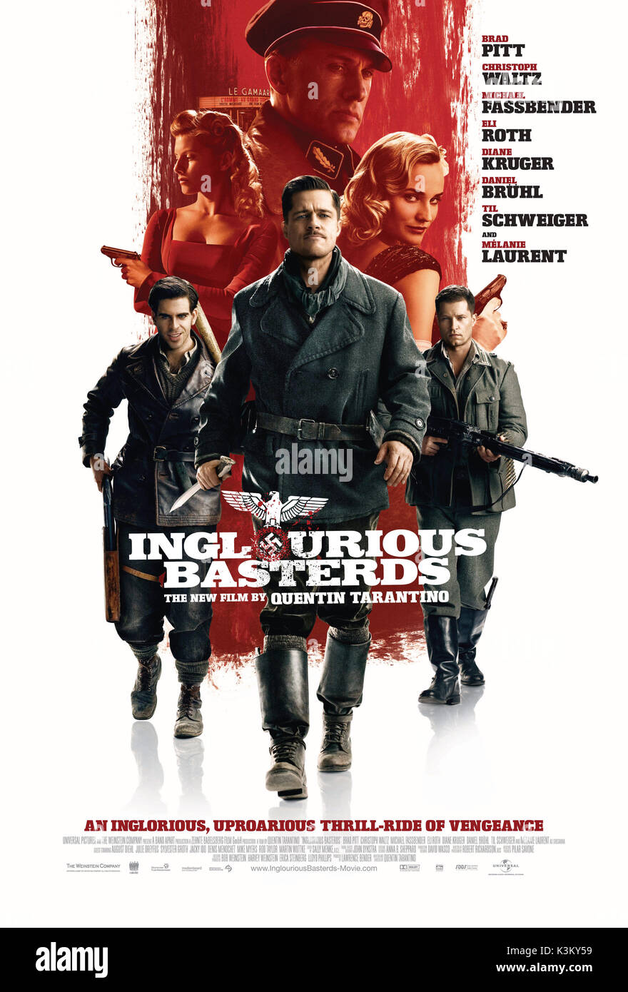 INGLOURIOUS BASTERDS BRAD PITT Date 2009 Stock Photo Alamy