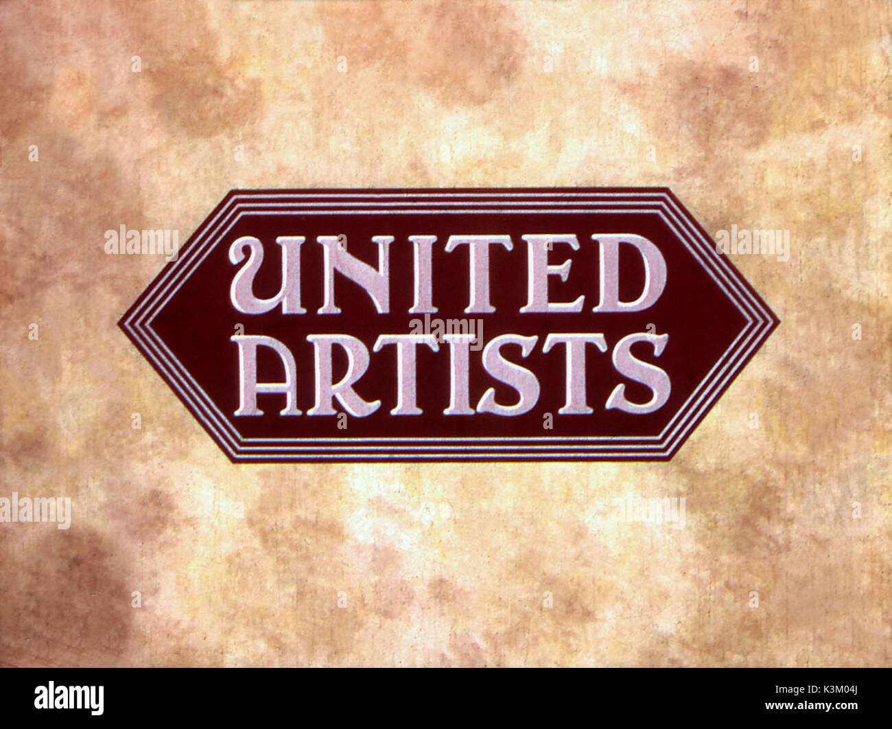 Logo of the UNITED ARTISTS film company Stock Photo